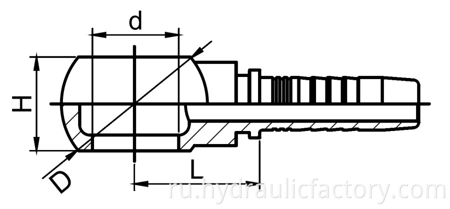 Metric Banjo Hydraulic Fitting Drawing